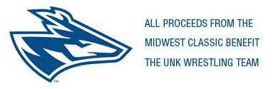 All proceeds benefit UNK Wrestling